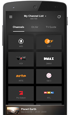Fonction tlcommande de l'application Loewe App