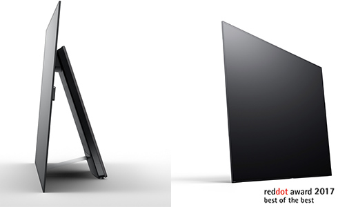 La TV Sony OLED Bravia A1 distingu�e du Red Dot Award Best of The Best