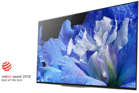 La TV Sony AF8 distingu�e du Red Dot Award Best of The Best en 2018