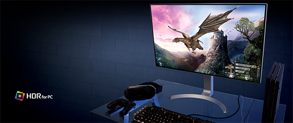 Les moniteurs LG HDR dor PC sont compatibles avec les sources HDR10