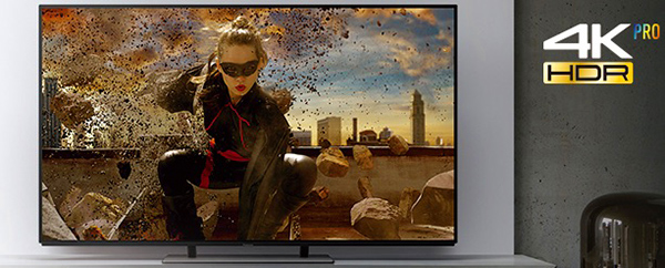 Les TV Panasonic HDR 4K Pro b�n�ficient d'optimisations destin�es � am�liorer le rendu des images HDR