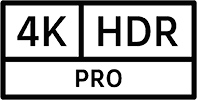 Illustration du logo Samsung 4K HDR Pro