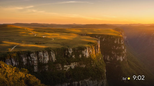 Visuel repr�sentant le mode ambiant Google TV