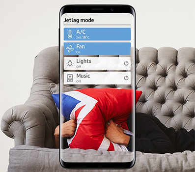 Visuel repr�sentant un mode SmartThings personnalis�