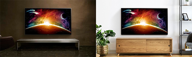 Illustration du rendu d'une source HDR sur une TV Panasonic �quip�e de la fonction HDR Brightness Enhancer