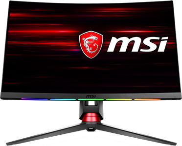 Visuel reprsentant un cran MSI avec systme Mystic Light RGB