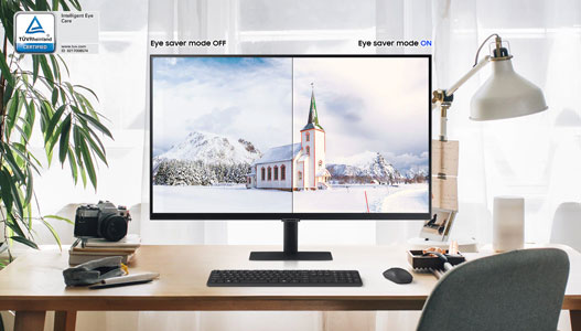 Visuel reprsentant un cran Samsung Intelligent Eye Care
