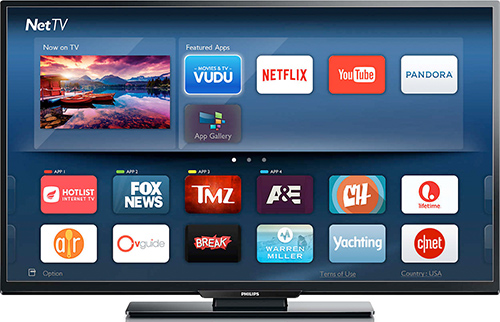 Visuel repr�sentant la passerelle Net TV