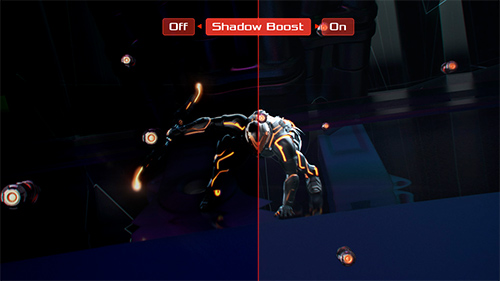 Visuel présentant la fonction Shadow Boost d'Asus