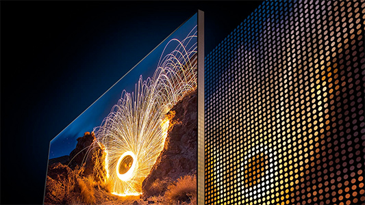 Visuel repr�sentant le dispositif Full LED Local Dimming Platinum pr�sent dans certaines TV Samsung