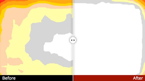 Visuel repr�sentant la technologie Viewsonic Uniformity Correction