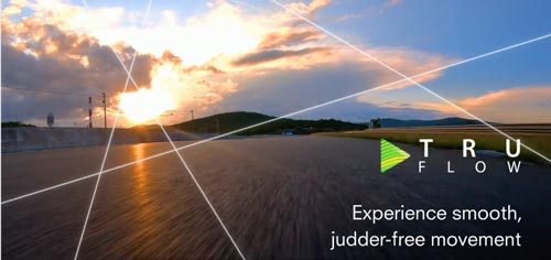 Visuel repr�sentant le traitement de fluidit� TRU Flow de Toshiba