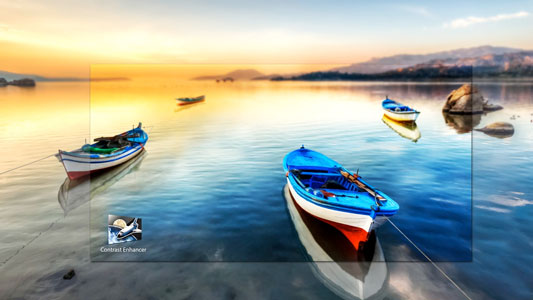 Le Contrast Enhancer facilite la perception des d�tails dans les zones claires et sombres des images