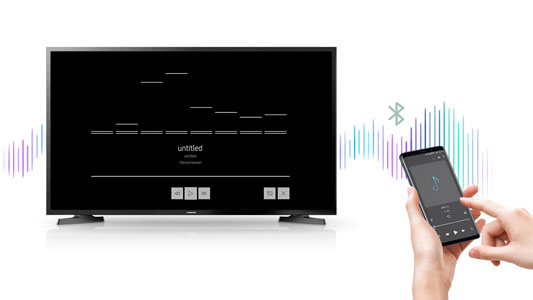La fonction Sound Mirroring des TV Samsung permet d'utiliser le systme audio de la TV comme enceinte Bluetooth pour un appareil mobile