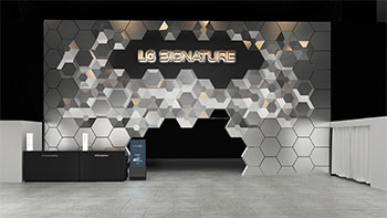 Illustration de la zone LG Signature à l'IFA 2019 - (crédit : multivu)