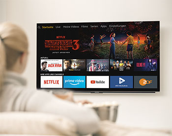 Photo de la TV OLED mains libres Grundig Fire TV GOB9099 - (cr�dit : Grundig)