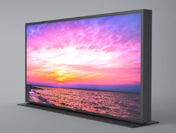 Photo du prototype de TV MegaCon avec double dalle - (cr�dit : Panasonic)