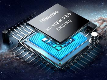Illustration du processeur processeur Hi-View Engine Pro - (crédit : Hisense)