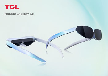 Illustration des lunettes avec �cran OLED TCL Archery 3.0 - (cr�dit : TCL)