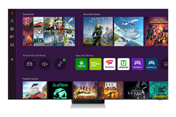 Application Xbox sur une TV connectée Samsung 2022 - (crédit : Samsung)