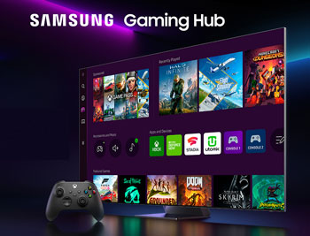 Illustration du Gaming Hub - (crédit : Samsung)