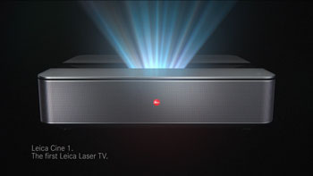 Illustration de la Laser TV Leica Cine 1 - (crédit : Leica)