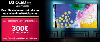 LG rembourse 300 Euros pour l'achat de la TV OLED55G2 ou OLED65G2