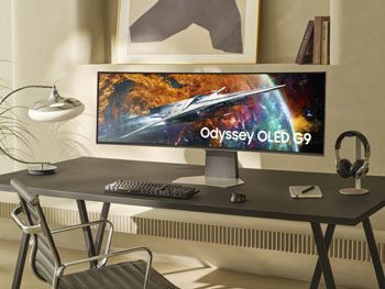 Illustration d'un �cran OLED Odyssey G9 - (cr�dit : Samsung)
