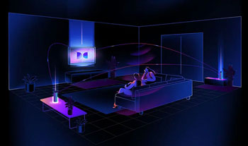 Illustration de la technologie Dolby Atmos FlexConnect - (cr�dit : Dolby)