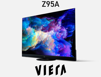Illustration d'une TV Panasonic OLED Z95A - (cr�dit : Panasonic)