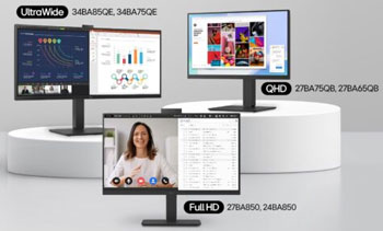 Illustration de moniteurs professionnels LG  - (crdit : LG)