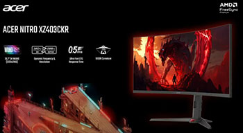 Illustration de l'�cran Acer Nitro XZ403CKR - (cr�dit : Acer)