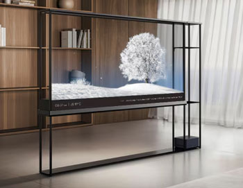 Illustration de la TV LG SIGNATURE OLED T distingu�e de l'IFA Innovation Awards 2025 Best of IFA - (cr�dit : LG)