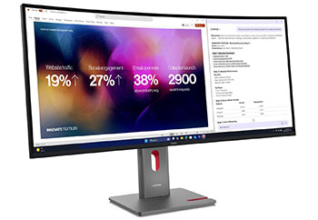 L'�cran IPS incurv� ThinkVision P40WD-40  - (cr�dit : Lenovo)