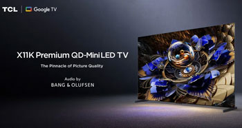 Illustration d'une TV QD Mini-LED TCL X11K - (cr�dit : TCL)
