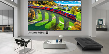 Illustration d'une TV LG Micro RGB evo - (cr�dit : LG)