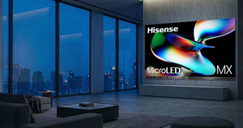 Illustration de la TV MicroLED RGB Hisense 163MX - (cr�dit : Hisense)