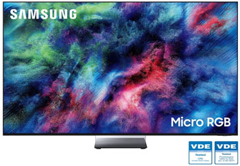 Illustration d'une TV Samsung Micro RGB - (cr�dit : Samsung)