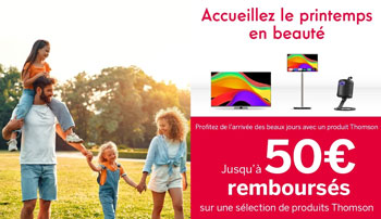 Thomson rembourse jusqu'� 50 Euros pour l'achat de certaines TV