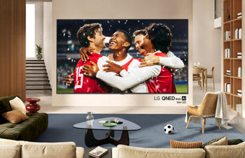 Illustration d'une TV LG QNED evo AI Mini-LED - (cr�dit : LG)
