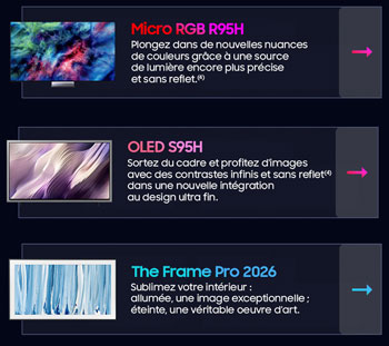 Illustration de TV Samsung 2026 - (cr�dit : Samsung)