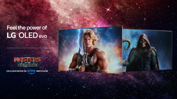 Illustration du partenariat avec Prime Video � l'occasion de la sortie en streaming du film Masters of the Universe - (cr�dit : LG)