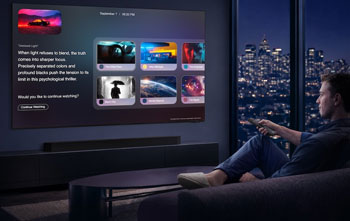 Illustration d'une TV Samsung 2026 g�n�r�e par IA - (cr�dit : Samsung Newsroom Deutschland)