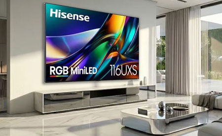 Illustration de la TV Hisense 116UXS - (cr�dit : Hisense)