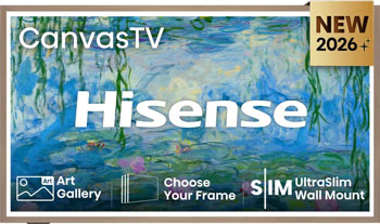 Illustration d'une Canvas TV de la s�rie S7S - (cr�dit : Hisense)