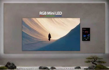 Illustration d'une TV Toshiba REGZA RGB Mini-LED - (cr�dit : Toshiba)
