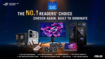 Illustration des �quipements ASUS honor�s aux EHA Reader Awards 2026  - (cr�dit : Asus)