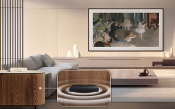 Photo d'une TV Samsung The Frame Pro 2026 - (cr�dit : Samsung)