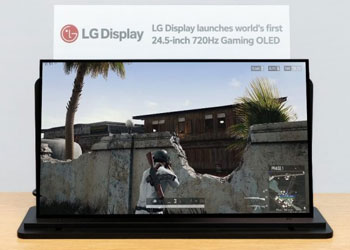Illustration de l'�cran OLED LG 24.5 pouces 720 Hz - (cr�dit : LG)