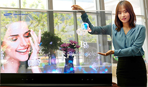 IFA 2015 : Samsung expose un �cran OLED transparent pour les professionnels